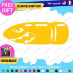 JDM Bullet Decals Stickers Vinyl Bill Super Mario Drift Stance Car Japan - Image 3