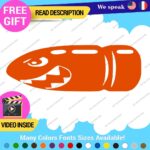 JDM Bullet Decals Stickers Vinyl Bill Super Mario Drift Stance Car Japan - Image 7