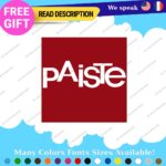 Fits Paiste Decal Sticker Vinyl Cymbal Rude Set Ride Hat Crash Swiss Bell Chime - Image 27