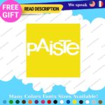 Fits Paiste Decal Sticker Vinyl Cymbal Rude Set Ride Hat Crash Swiss Bell Chime - Image 26