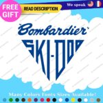 Fits Skidoo Decals Stickers Vinyl Old 1940 Team Snowmobile Sled Snow Bombardier - Image 11