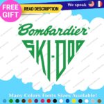 Fits Skidoo Decals Stickers Vinyl Old 1940 Team Snowmobile Sled Snow Bombardier - Image 13