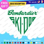 Fits Skidoo Decals Stickers Vinyl Old 1940 Team Snowmobile Sled Snow Bombardier - Image 14