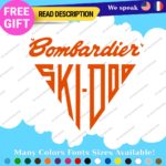 Fits Skidoo Decals Stickers Vinyl Old 1940 Team Snowmobile Sled Snow Bombardier