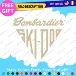 Fits Skidoo Decals Stickers Vinyl Old 1940 Team Snowmobile Sled Snow Bombardier - Image 17