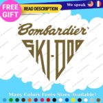 Fits Skidoo Decals Stickers Vinyl Old 1940 Team Snowmobile Sled Snow Bombardier - Image 19