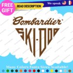 Fits Skidoo Decals Stickers Vinyl Old 1940 Team Snowmobile Sled Snow Bombardier - Image 20