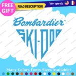 Fits Skidoo Decals Stickers Vinyl Old 1940 Team Snowmobile Sled Snow Bombardier - Image 21