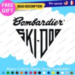 Fits Skidoo Decals Stickers Vinyl Old 1940 Team Snowmobile Sled Snow Bombardier - Image 25