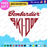 Fits Skidoo Decals Stickers Vinyl Old 1940 Team Snowmobile Sled Snow Bombardier - Image 4