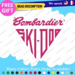 Fits Skidoo Decals Stickers Vinyl Old 1940 Team Snowmobile Sled Snow Bombardier - Image 5