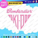 Fits Skidoo Decals Stickers Vinyl Old 1940 Team Snowmobile Sled Snow Bombardier - Image 6