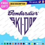 Fits Skidoo Decals Stickers Vinyl Old 1940 Team Snowmobile Sled Snow Bombardier - Image 7