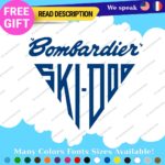 Fits Skidoo Decals Stickers Vinyl Old 1940 Team Snowmobile Sled Snow Bombardier - Image 9