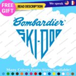 Fits Skidoo Decals Stickers Vinyl Old 1940 Team Snowmobile Sled Snow Bombardier - Image 10