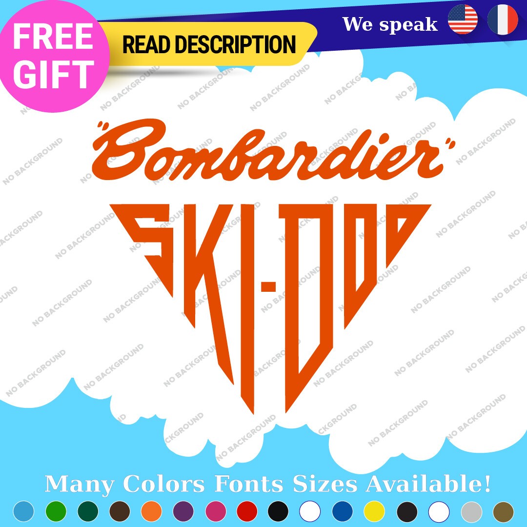Fits Skidoo Decals Stickers Vinyl Old 1940 Team Snowmobile Sled Snow Bombardier 297353858395 Fits Skidoo Decals Stickers Vinyl Old 1940 Team Snowmobile Sled Snow Bombardier - Image 1