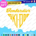 Fits Skidoo Decals Stickers Vinyl Old 1940 Team Snowmobile Sled Snow Bombardier - Image 26