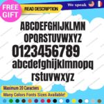 Custom Text Name Fonts Lettering Die Cut Decals Anton Vinyl Stickers 651 Regular - Image 3