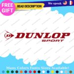 Fits Dunlop Decals Stickers Vinyl Tires Tyre Racing Sport Drift Race Tunning Low - Image 20