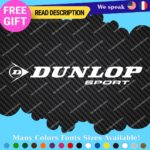Fits Dunlop Decals Stickers Vinyl Tires Tyre Racing Sport Drift Race Tunning Low - Image 3