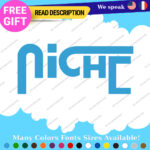 Fits Niche wheels Decals Stickers Vinyl Car Rim Mag JDM Tuning Drift Race Road - Image 24