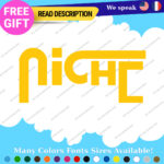 Fits Niche wheels Decals Stickers Vinyl Car Rim Mag JDM Tuning Drift Race Road - Image 4