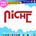 Fits Niche wheels Decals Stickers Vinyl Car Rim Mag JDM Tuning Drift Race Road - Image 6