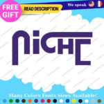 Fits Niche wheels Decals Stickers Vinyl Car Rim Mag JDM Tuning Drift Race Road - Image 10