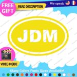 JDM Oval Decals Stickers Vinyl Country Euro Race Drift Stance Car Japan Code - Image 5