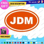 JDM Oval Decals Stickers Vinyl Country Euro Race Drift Stance Car Japan Code - Image 7