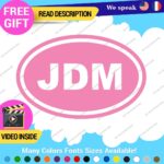 JDM Oval Decals Stickers Vinyl Country Euro Race Drift Stance Car Japan Code - Image 9