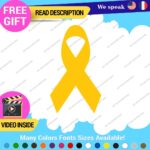 Fits Awareness Ribbon Breast Decals Stickers Vinyl Cancer Pink Survivor Memorial - Image 14