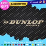 Fits Dunlop Decals Stickers Vinyl Tires Tyre Racing Sport Drift Race Tunning Low - Image 27