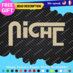 Fits Niche wheels Decals Stickers Vinyl Car Rim Mag JDM Tuning Drift Race Road - Image 27