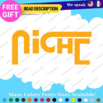 Fits Niche wheels Decals Stickers Vinyl Car Rim Mag JDM Tuning Drift Race Road - Image 26