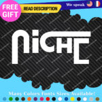 Fits Niche wheels Decals Stickers Vinyl Car Rim Mag JDM Tuning Drift Race Road - Image 28