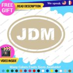 JDM Oval Decals Stickers Vinyl Country Euro Race Drift Stance Car Japan Code - Image 21