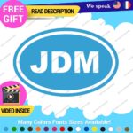 JDM Oval Decals Stickers Vinyl Country Euro Race Drift Stance Car Japan Code - Image 25