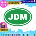 JDM Oval Decals Stickers Vinyl Country Euro Race Drift Stance Car Japan Code - Image 17