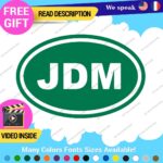 JDM Oval Decals Stickers Vinyl Country Euro Race Drift Stance Car Japan Code - Image 16