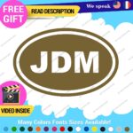 JDM Oval Decals Stickers Vinyl Country Euro Race Drift Stance Car Japan Code - Image 23