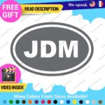 JDM Oval Decals Stickers Vinyl Country Euro Race Drift Stance Car Japan Code - Image 22