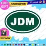 JDM Oval Decals Stickers Vinyl Country Euro Race Drift Stance Car Japan Code - Image 26