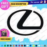 Fits Lexus Decals Stickers Vinyl Sport Racing Car Emblem Truck Race Class SUV - Image 12