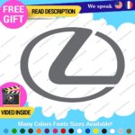 Fits Lexus Decals Stickers Vinyl Sport Racing Car Emblem Truck Race Class SUV - Image 5
