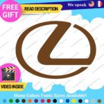 Fits Lexus Decals Stickers Vinyl Sport Racing Car Emblem Truck Race Class SUV - Image 7