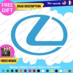 Fits Lexus Decals Stickers Vinyl Sport Racing Car Emblem Truck Race Class SUV - Image 8