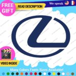 Fits Lexus Decals Stickers Vinyl Sport Racing Car Emblem Truck Race Class SUV - Image 21