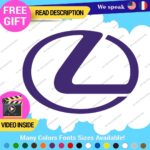 Fits Lexus Decals Stickers Vinyl Sport Racing Car Emblem Truck Race Class SUV - Image 20