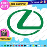 Fits Lexus Decals Stickers Vinyl Sport Racing Car Emblem Truck Race Class SUV - Image 27